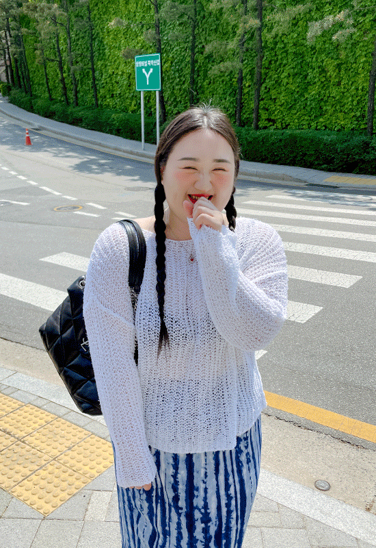 나나세 입술 knit (5color)