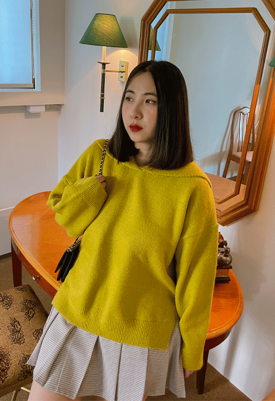 솔 카라 knit (3color)