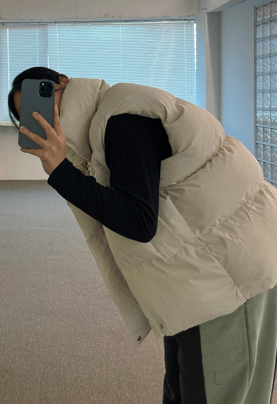 코닥 포켓 패딩 vest (3color)